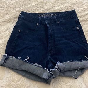 Size 10 high wasted super stretch American Eagle shorts